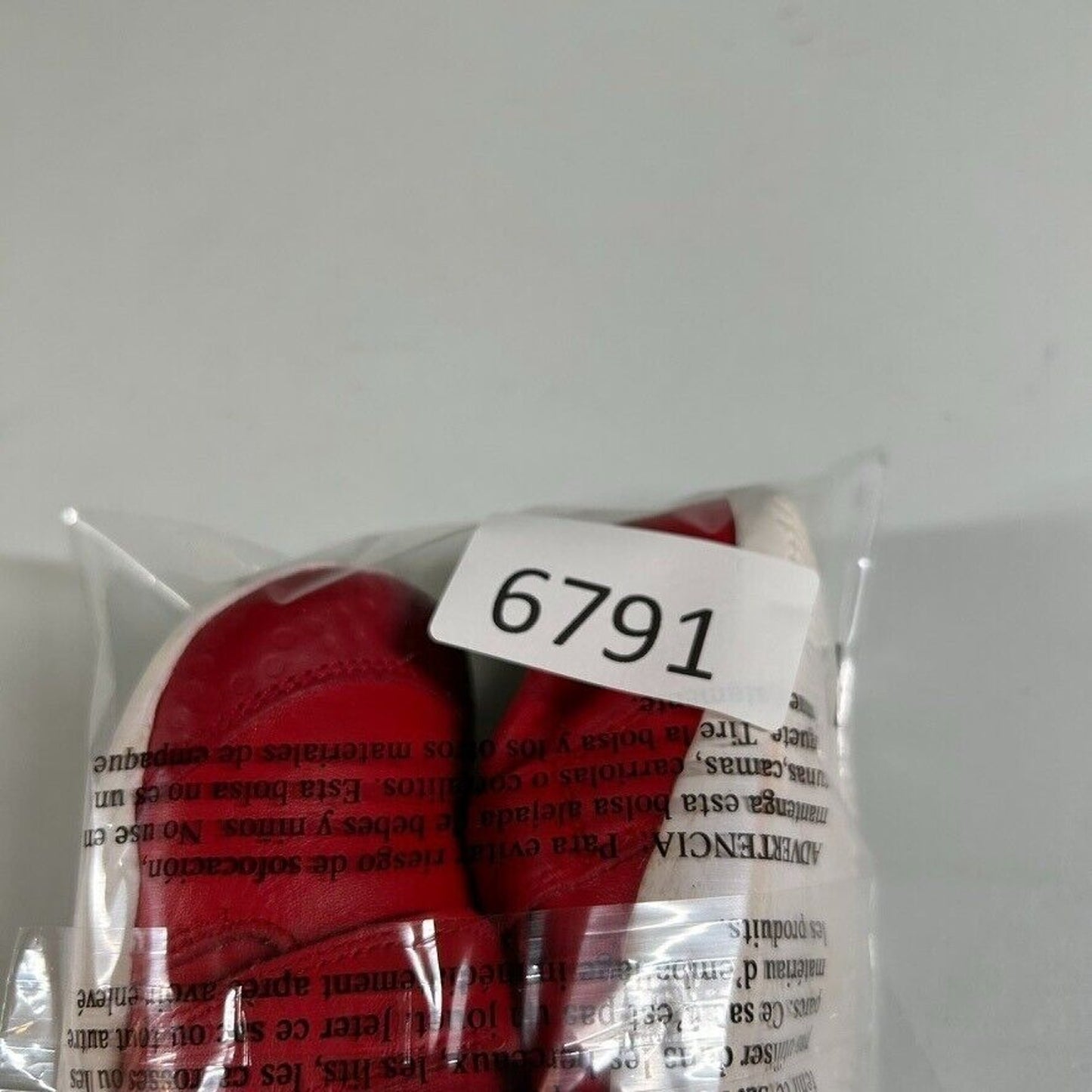 Bobux Soft Sole Shoes First Walker Leather Red Strap Toddler Shoes 3.5C / 20EU