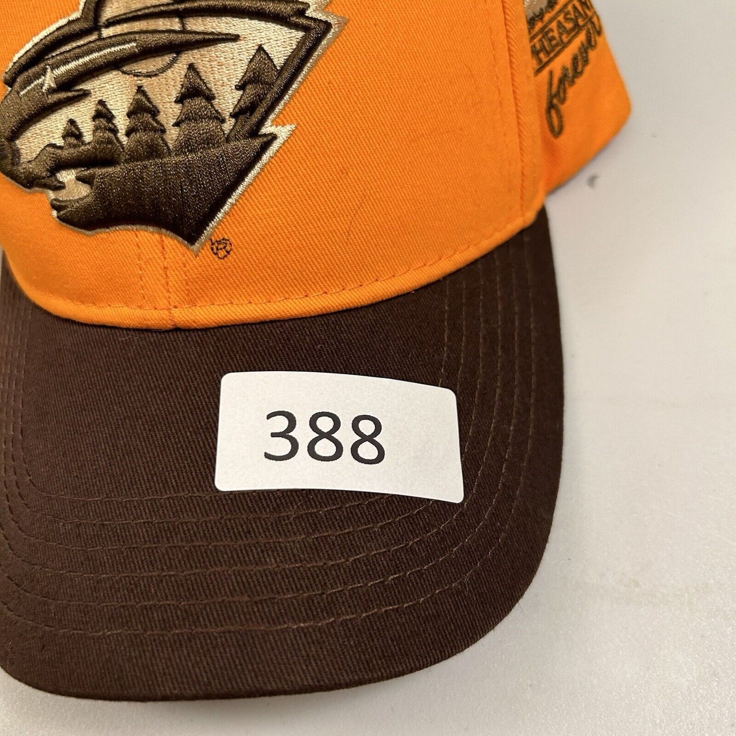 Minnesota Wild NHL Blaze Orange Hat Cap Strapback Pheasants Forever Hunting