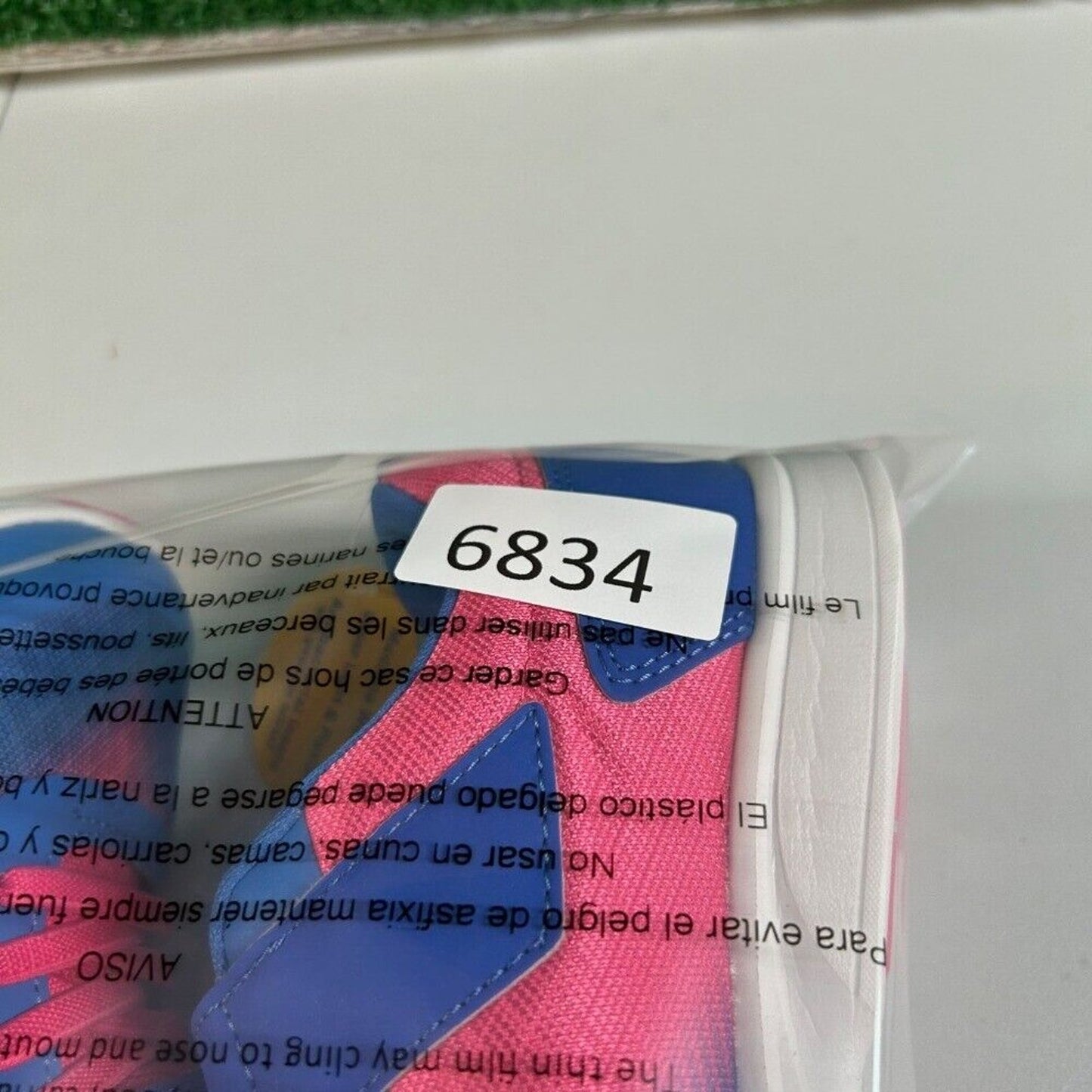 Tsukihoshi Kids Racer Sneakers Pink & Blue Hook and Loop Closure Youth 3Y