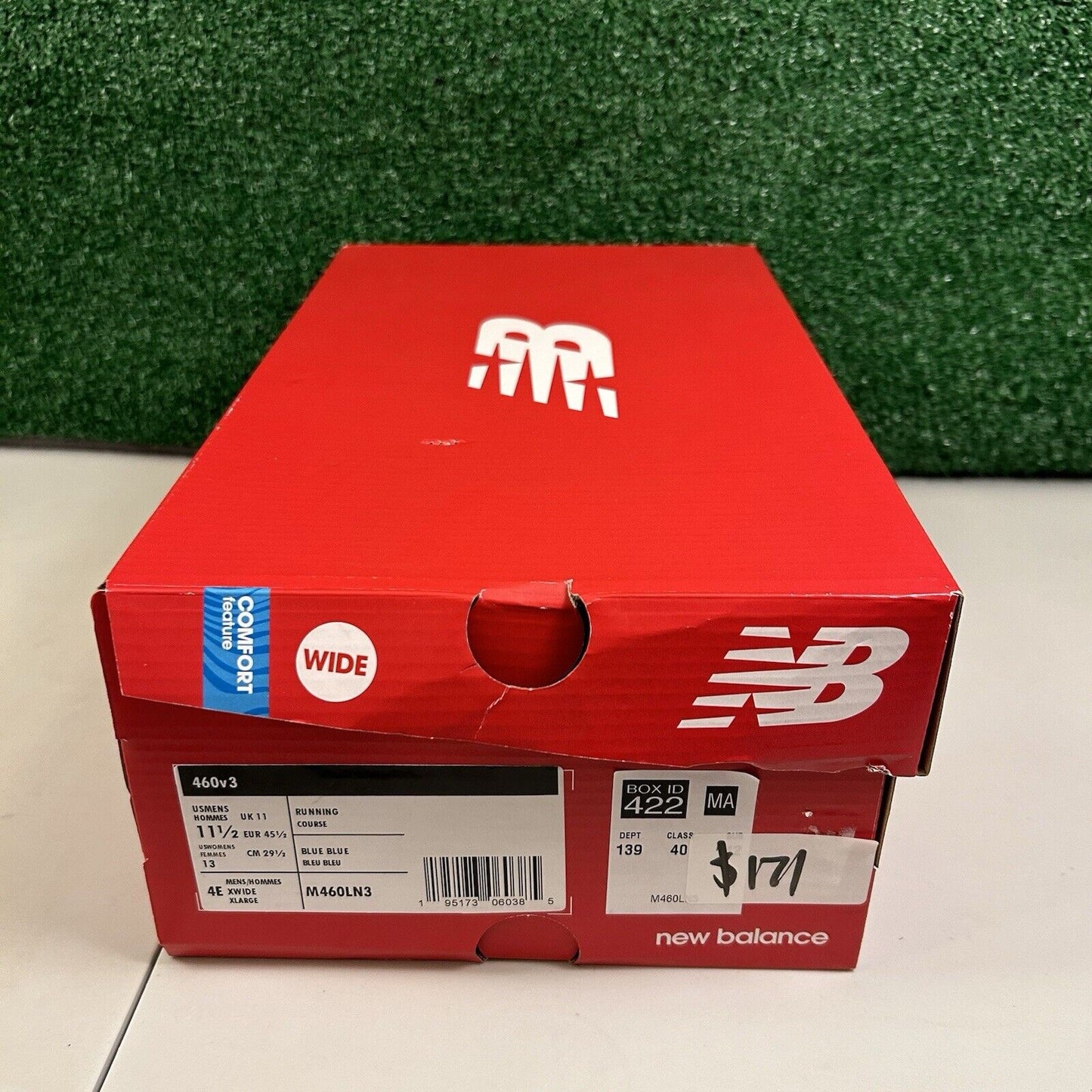 New Balance 460v3 Mens 11.5 4E Navy White Shoes Sneakers Athletic Walking NEW