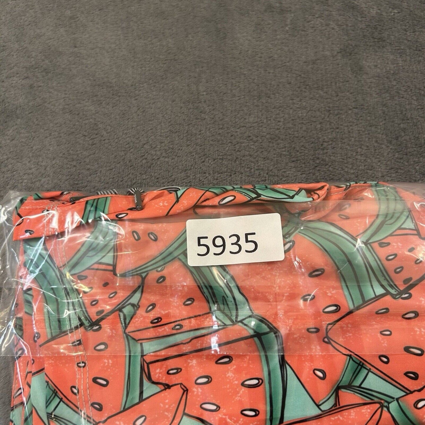 SAXX Betawave 2N1 Board Shorts Men 38" Red Watermelon AOP Drawstring Swim NEW