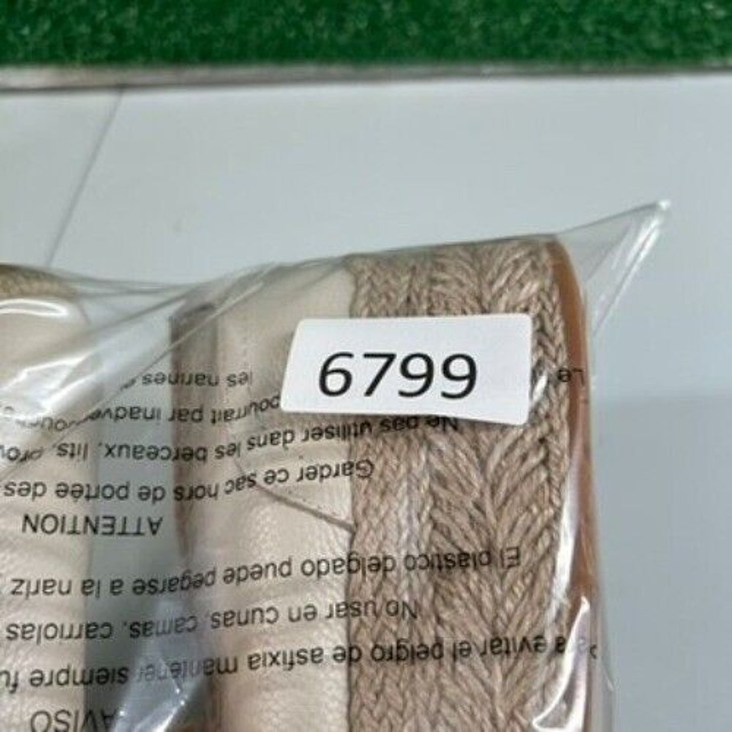 Dolce Vita Jhenee Espadrille Platform Sneaker Chain Slip On Shoes Beige Women 10