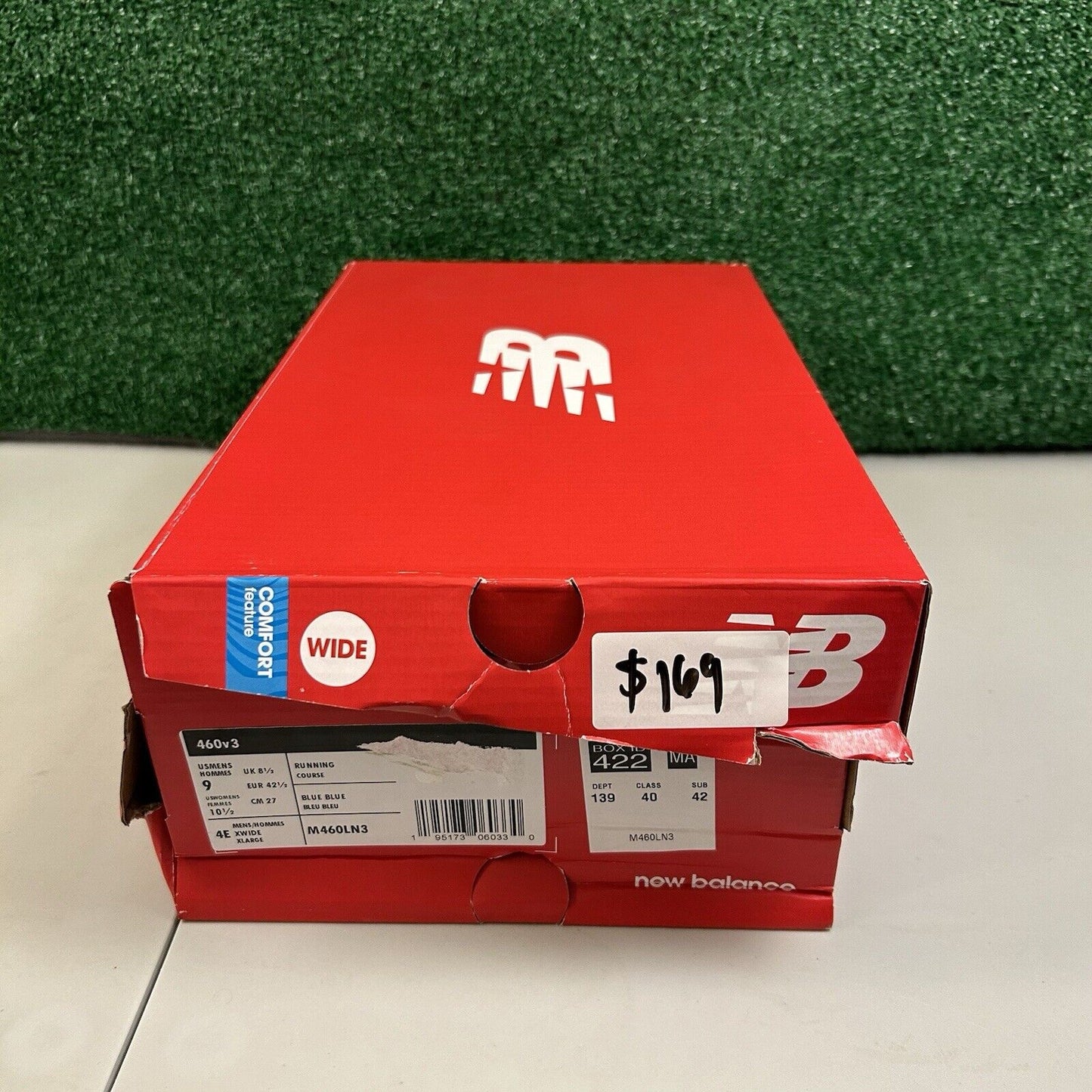 New Balance 460v3 Mens Size 9 4E Navy White Shoes Sneakers Athletic NEW