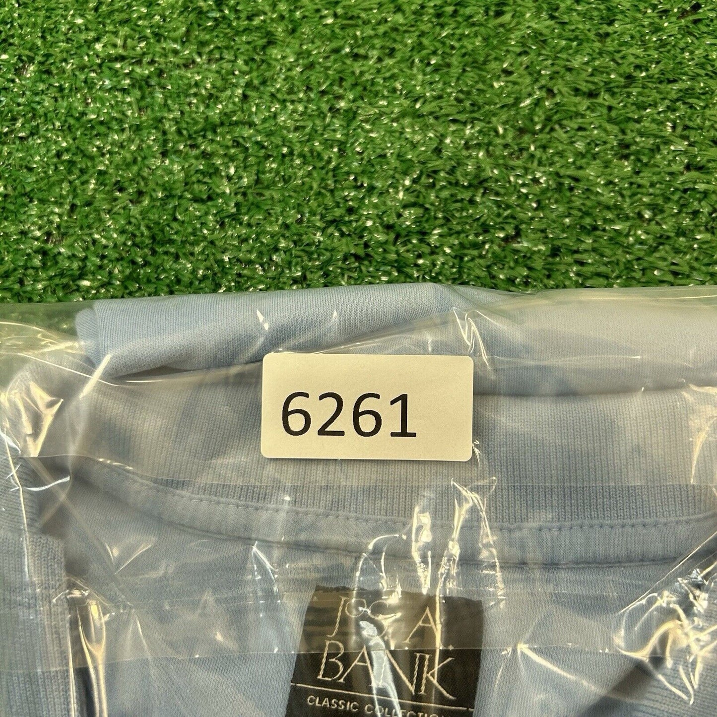 Jos A Bank Polo Shirt Mens Extra Large Blue Short Sleeve Golf Classic Comfort