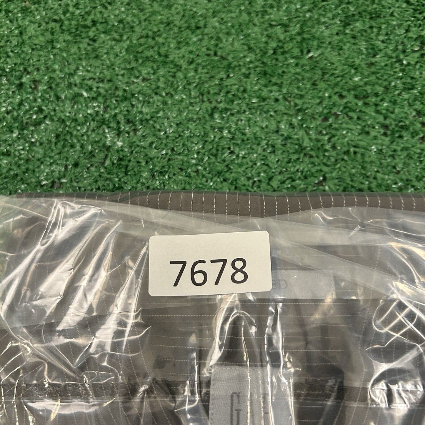 Gap Shirt Mens Large Brown White Striped Fitted Button Up Long Sleeve Casual