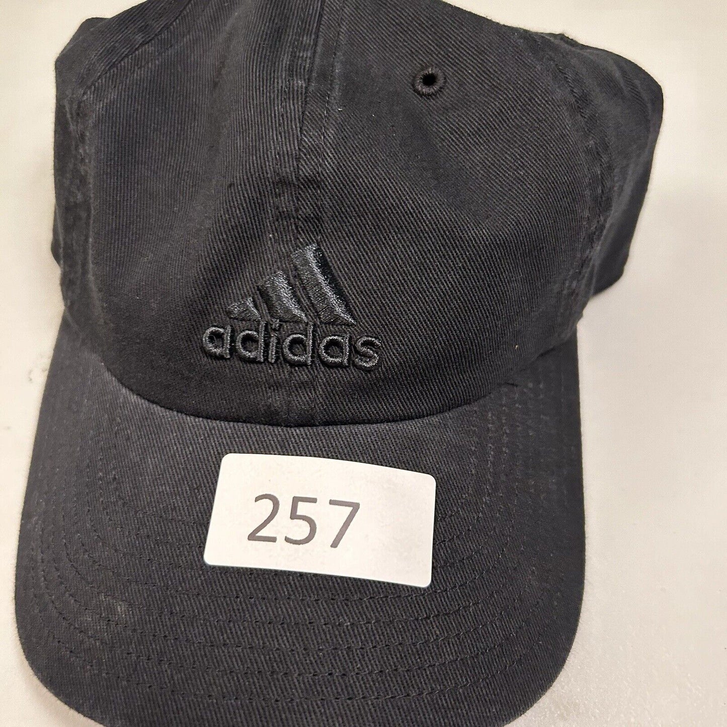 Adidas Climalite Hat Cap Mens Strapback Black Canvas Outdoor Running Casual Golf