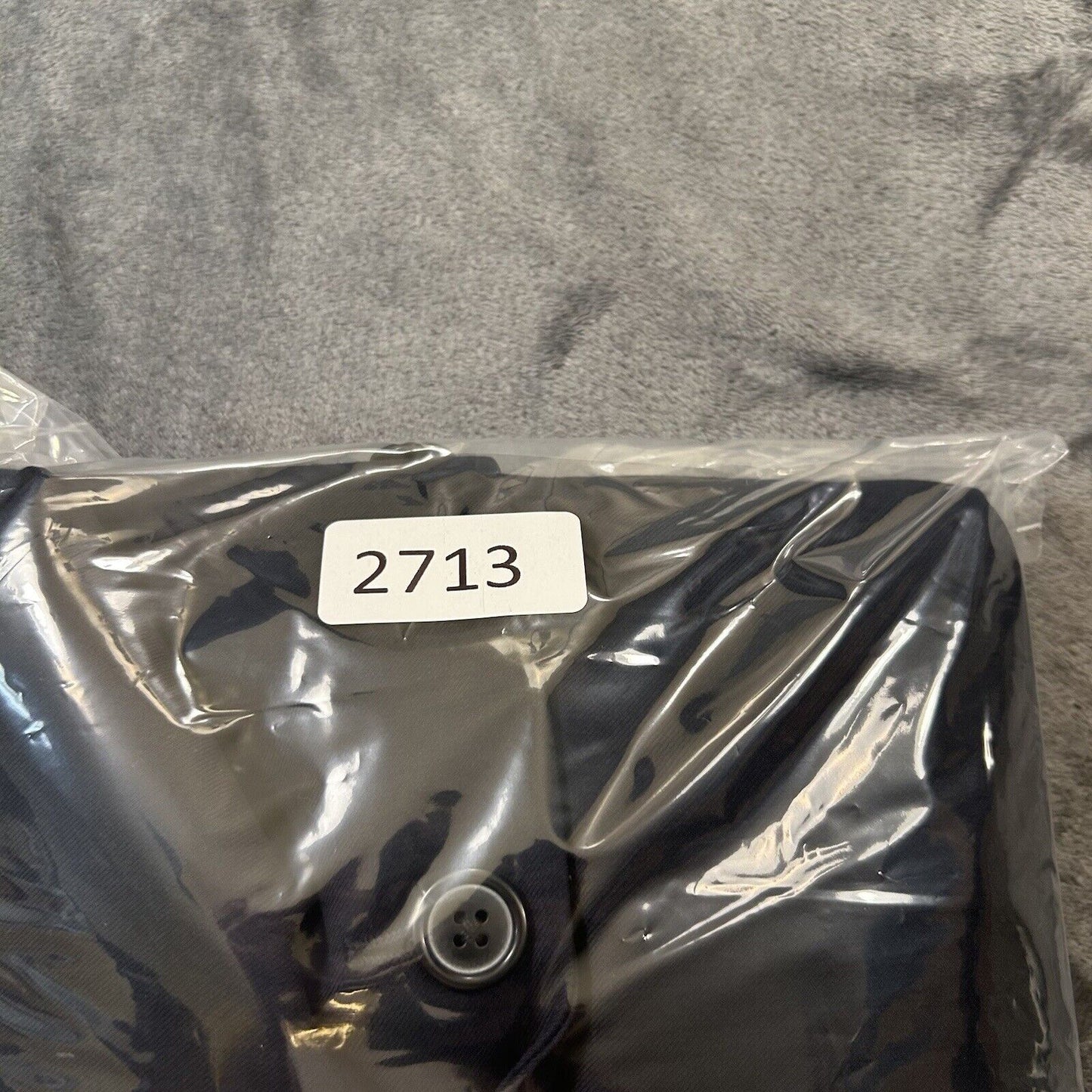 Lauren Ralph Lauren Blazer Suit Jacket Mens 48L Navy Wool Sport Coat Stretch