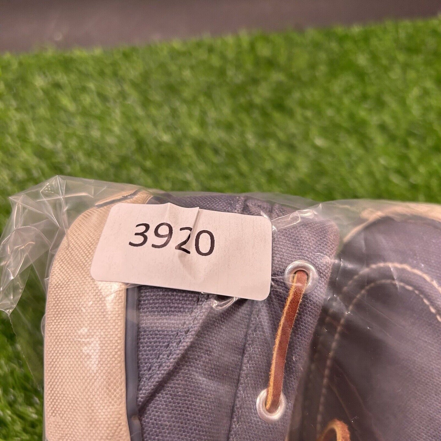 Polo Ralph Lauren Sander Mens 10 D Blue White Shoes Loafers Casual Lace Up