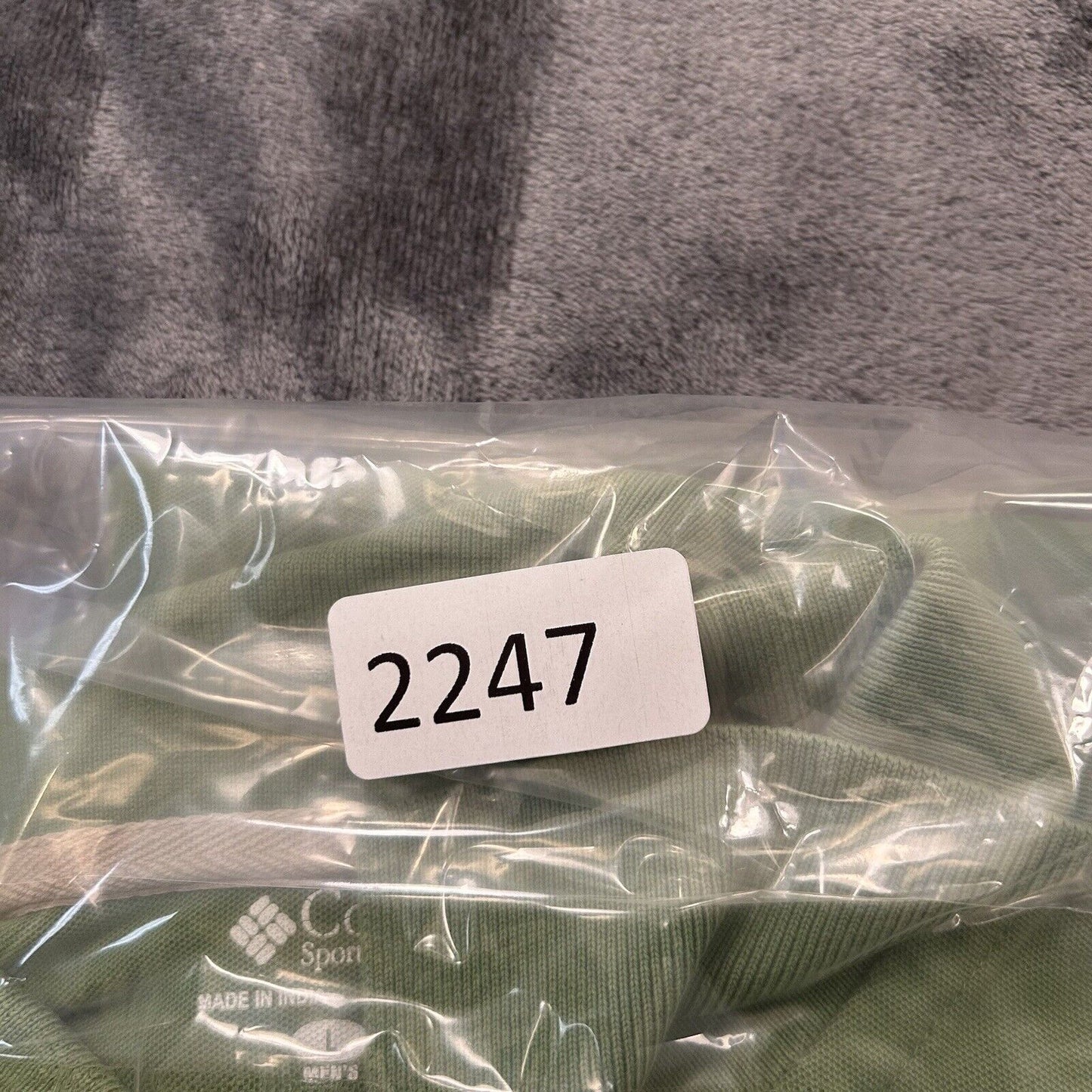 Columbia Polo Shirt Mens Large Green Short Sleeve Casual Work Outdoor