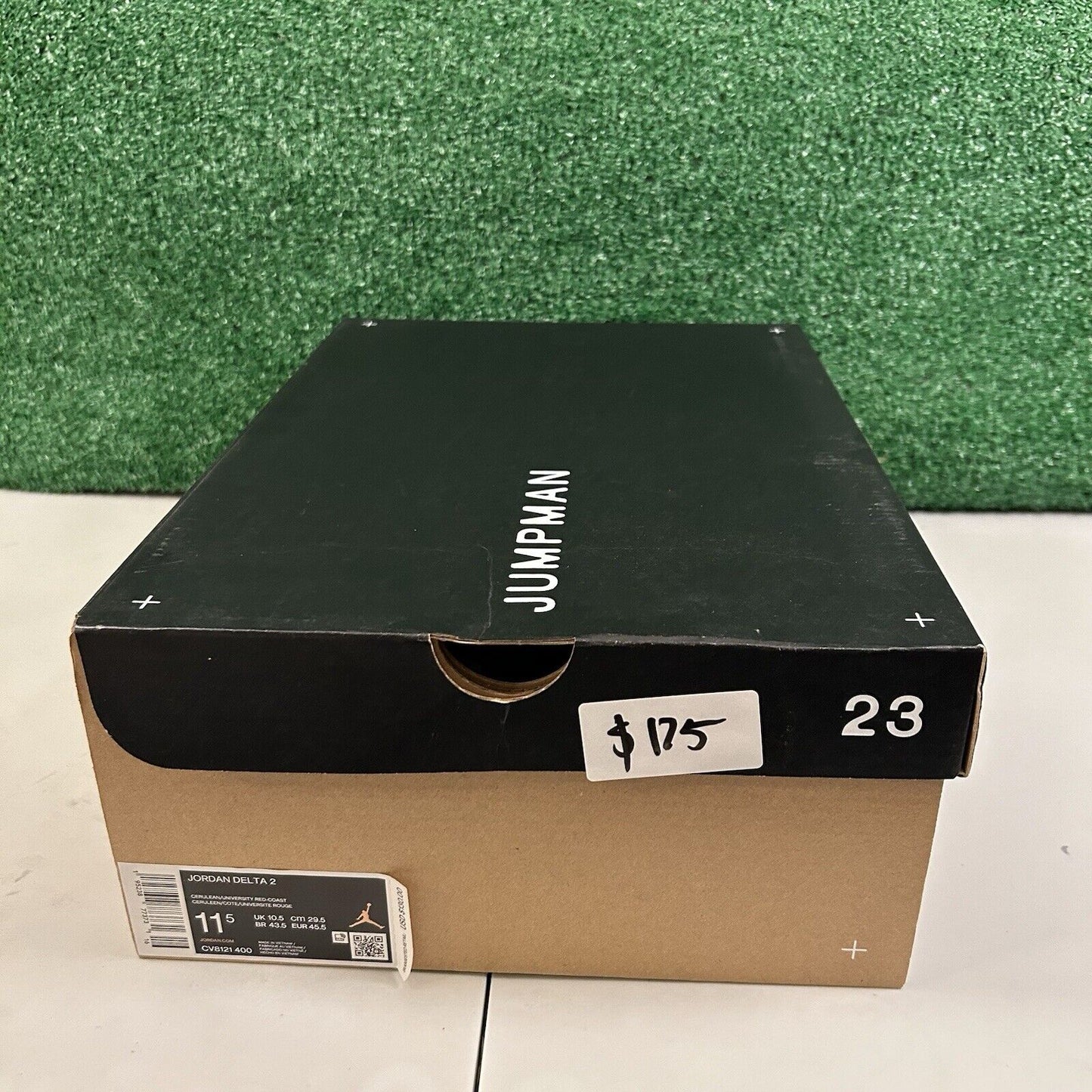 Nike Jordan Delta 2 Mens 11.5 Blue Cerulean Shoes Sneakers Athletic Casual w/box