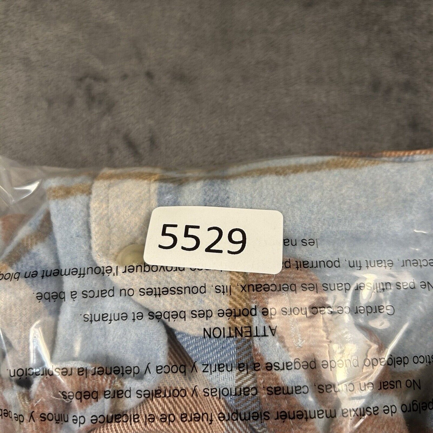 Ford Bronco Flannel Shirt Womens Extra Small Blue Plaid Button Up Long Sleeve