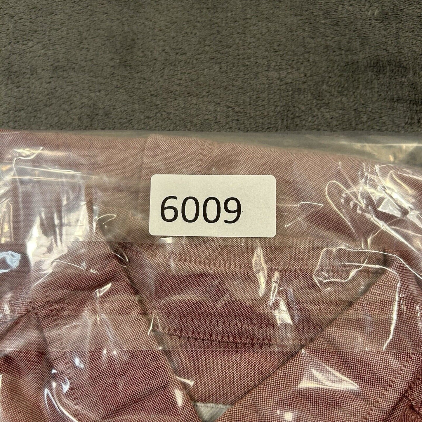 Primark Shirt Mens Medium Red Button Up Long Sleeve Slim Fit 15.5 Work Casual