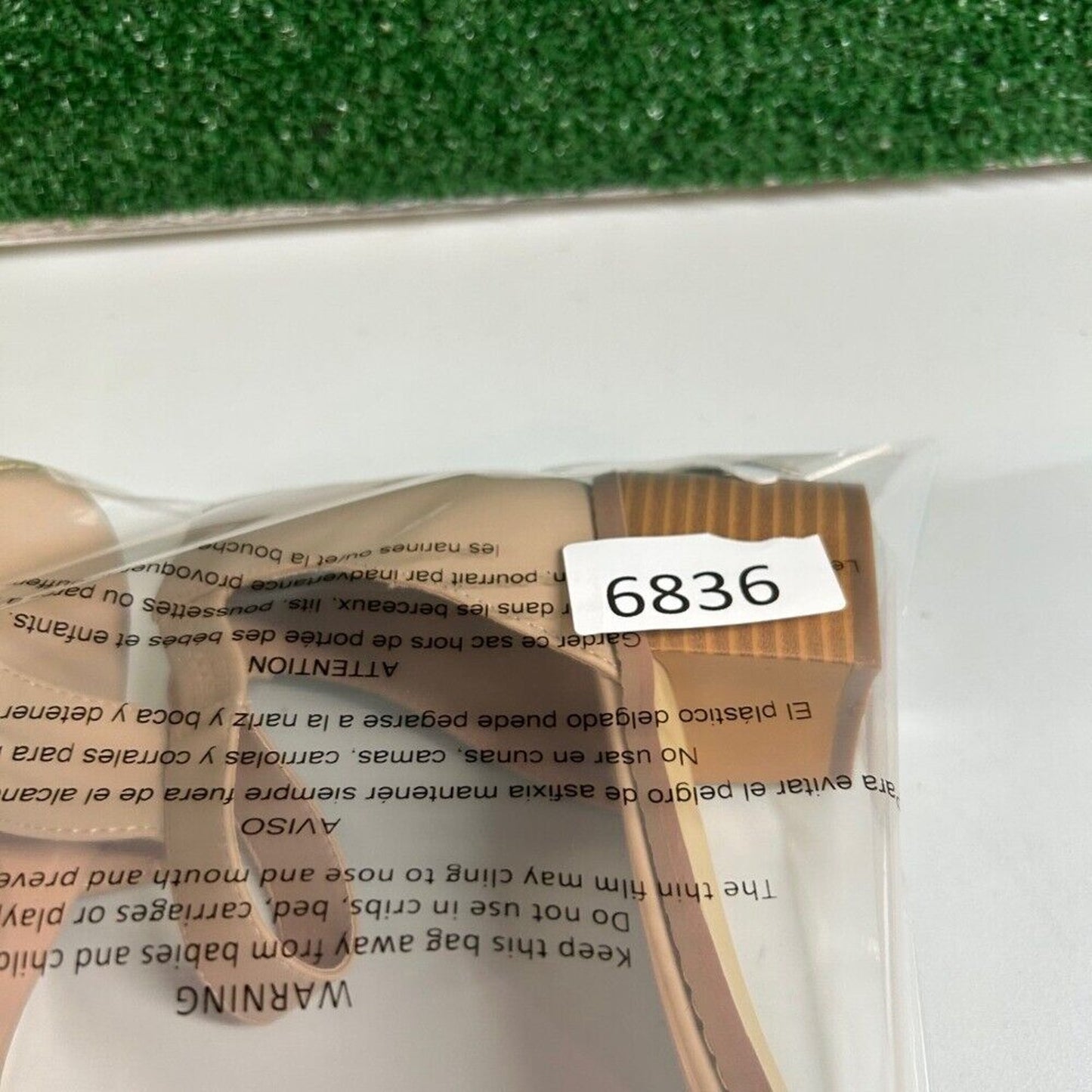 Journee Collection Ankle Strap Block Heel Sandals Open Toe Beige Nude Womens 11