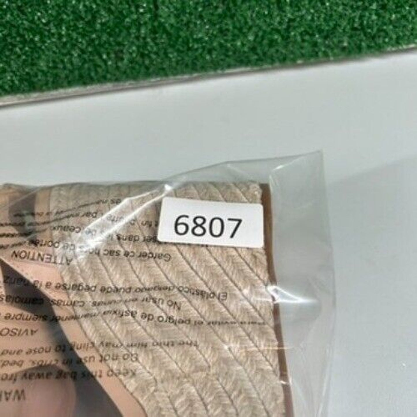 Gianni Bini Platform Espadrille Wedge Sandals Ankle Strap Beige Womens 11 M