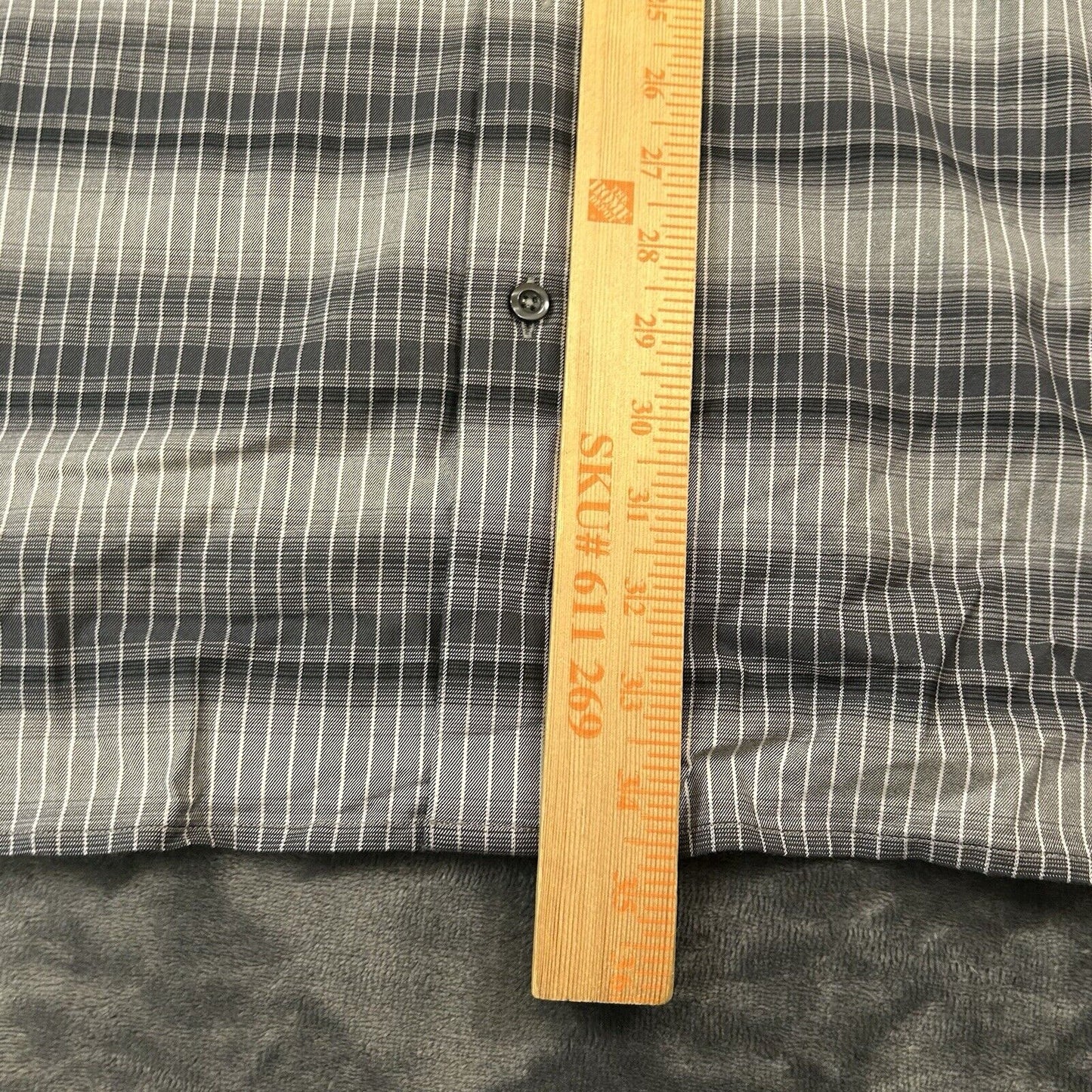 Tommy Bahama Shirt Mens 4XLB Gray Black Lazlo Ombre Stripe Button Up LS NEW $168