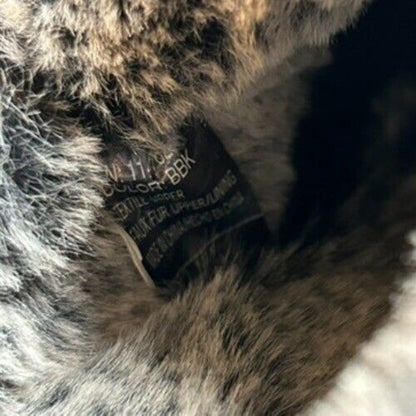 Skechers BOBS Faux Fur Clogs Mules Comfort Shoes Black Keepsakes Lite Womens 6