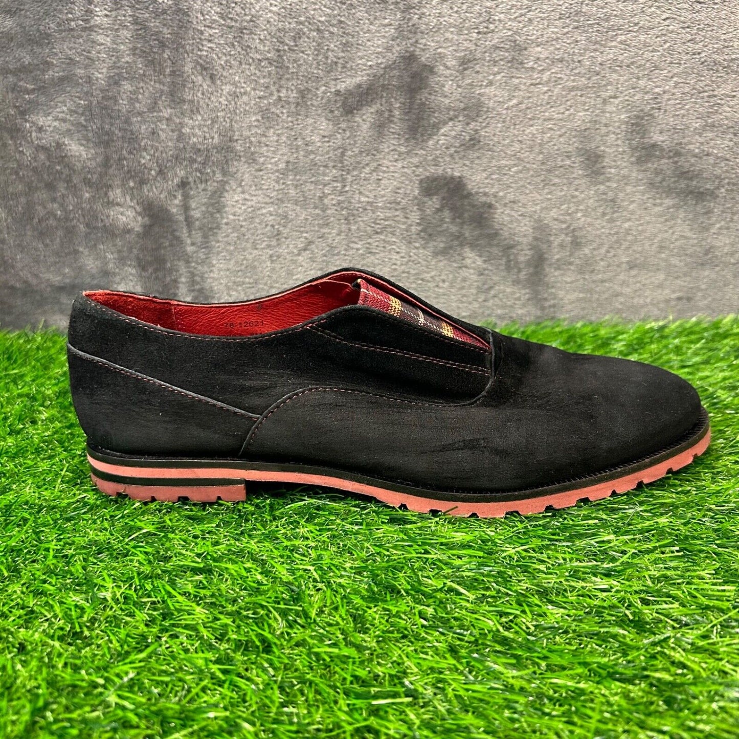 Johnston Murphy Loafers Womens 8 M Black Shoes Leather Suede Casual Slip On