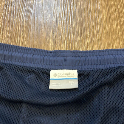 Columbia PFG Shorts Mens XXL 2XL 43" Blue Relaxed Fit Outdoor Fishing Nylon New