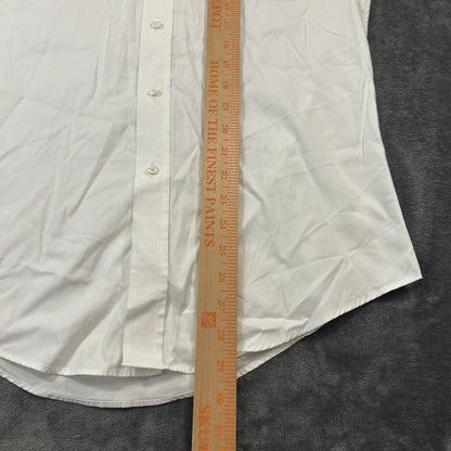 Nordstrom Shirt Mens 14.5 32 White Button Up Long Sleeve Formal Work Preppy
