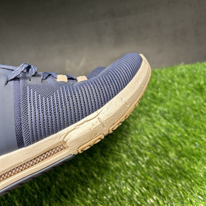 Under Armour HOVR Rise Womens 8 Blue Biege Shoes Sneakers Running Athletic Gym