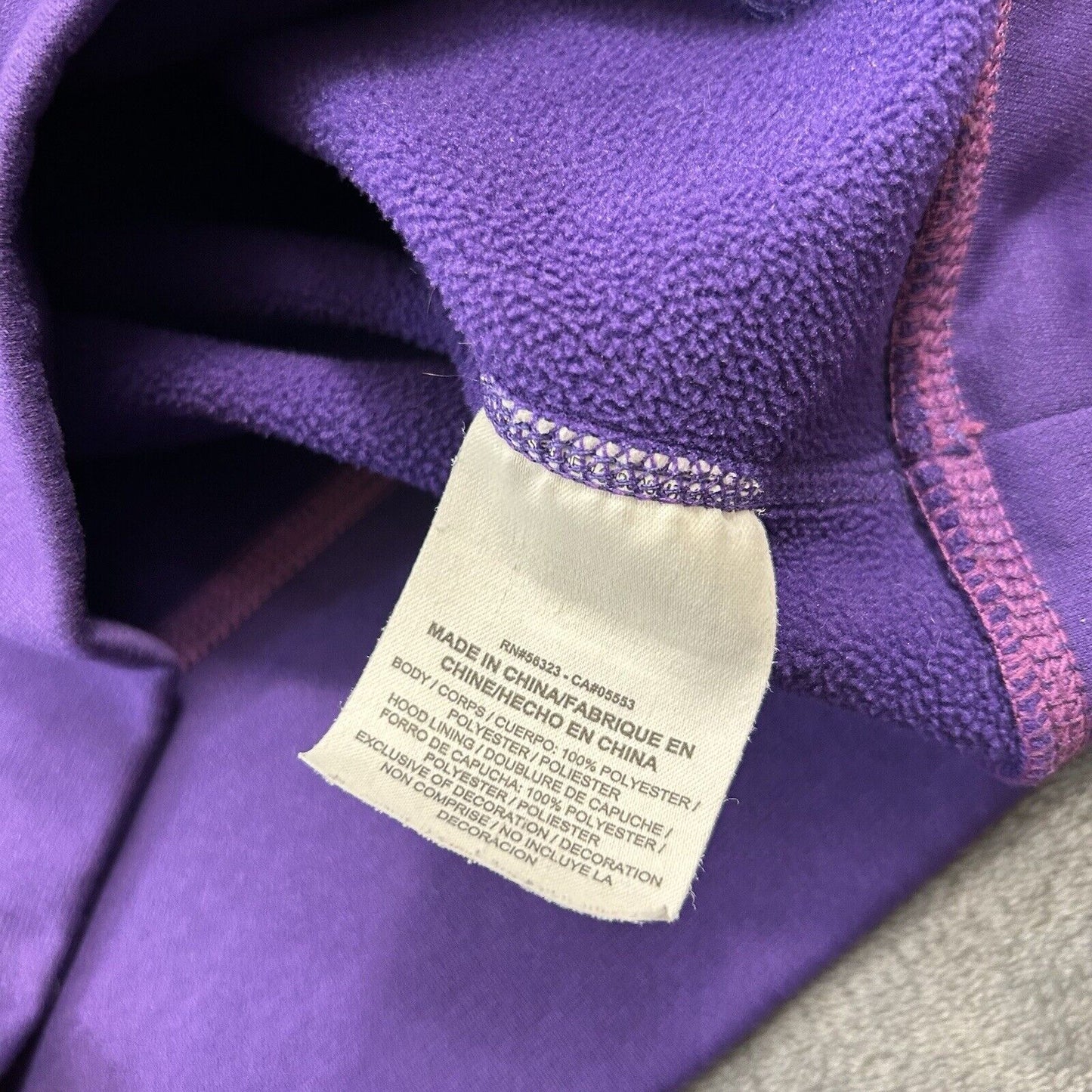 Nike Sweater Womens Medium Purple Pullover Hooded Sweatshirt Therma Fit Check