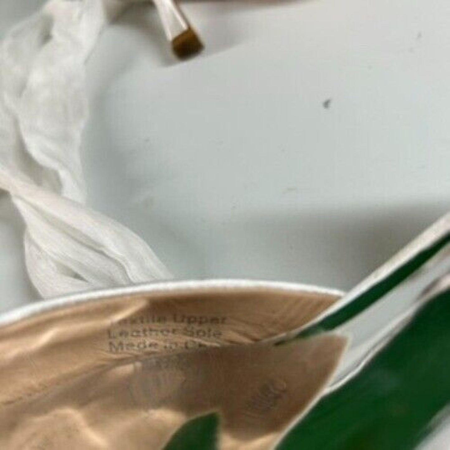 Badgley Mischka Women's Blaze Ankle Wrap Evening Pumps White Satin Size 5