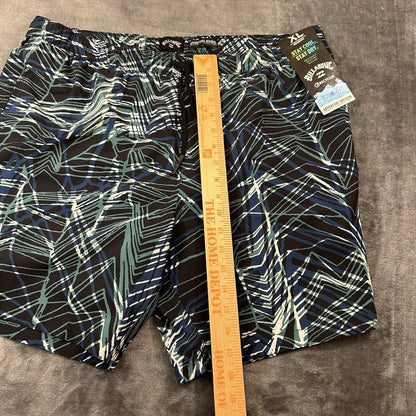 Billabong Board Shorts Mens Extra Large 36" Black Green Adventure Divison NEW