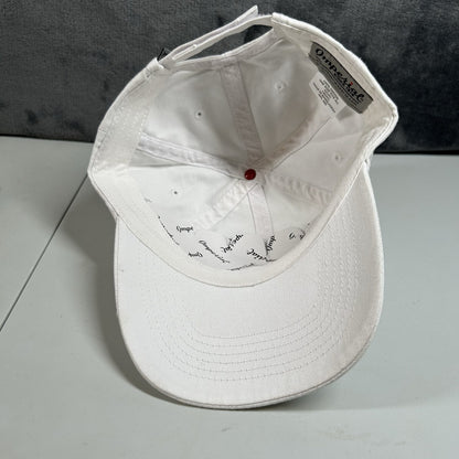 Fall Hunt Hat Cap Mens Strap Back White Black Hunter Hunting Dog Adjustable New