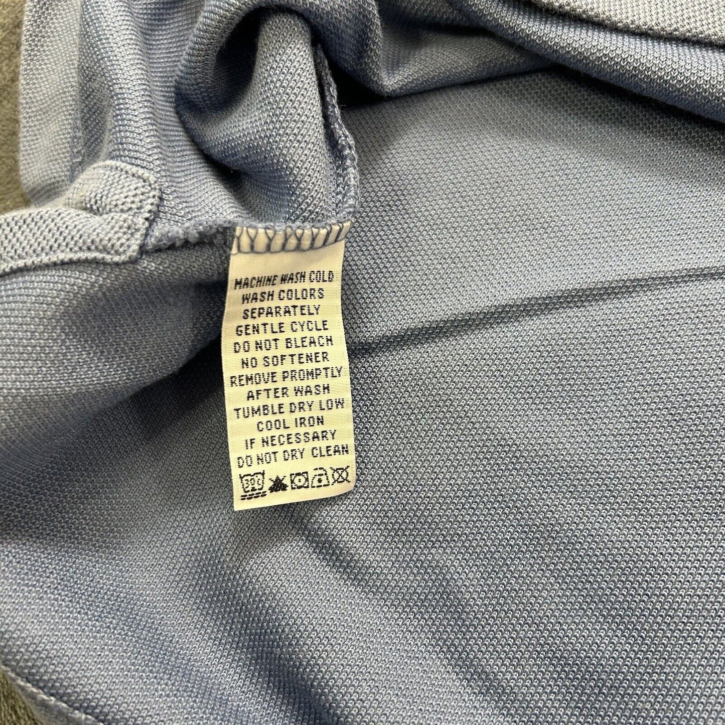 Tommy Bahama Polo Shirt Mens Large Blue Short Sleeve Casual Beach Work Outdoor