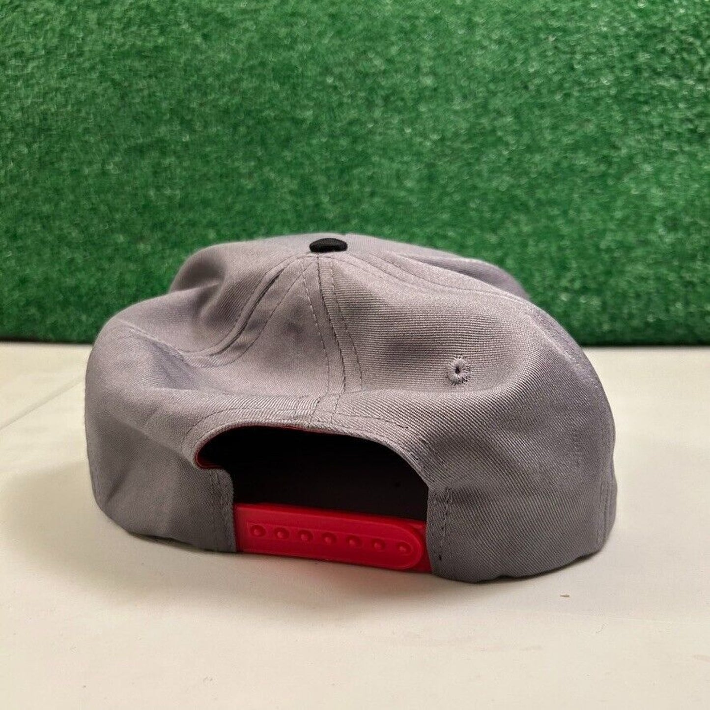 Disney Nightmare Before Christmas Hat Cap Mens Snapback Gray Black Skeleton