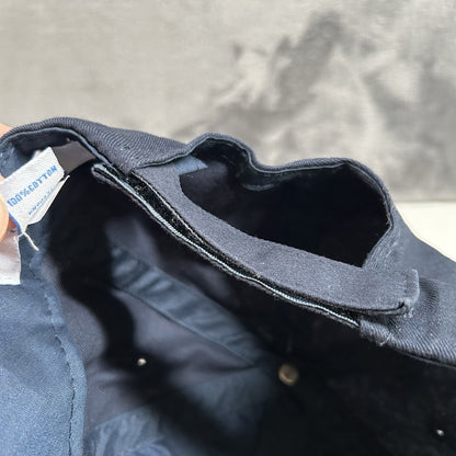 Warner Bros Baseball Hat Cap Mens Strap Back Navy Logo Adjustable Port & Company