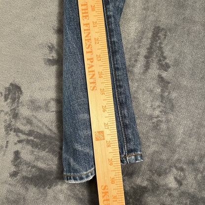 J Crew Jeans Mens 35x36" Blue Slim Boot Straight Denim Pants Western