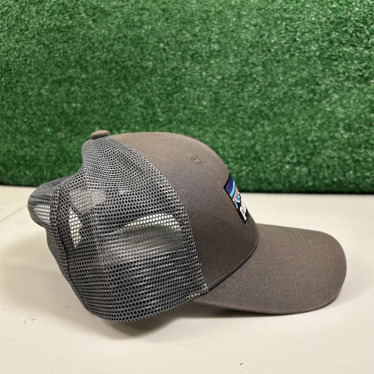 Patagonia Trucker Hat Cap Mens Snapback Gray Outdoor Meshback Adjustable Canvas