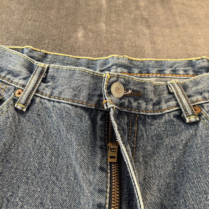 Levis 550 Jeans Mens 38x34" Blue Original Straight Leg Denim Pants Casual Work