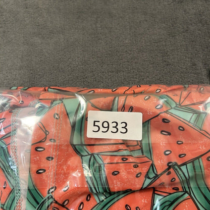 SAXX Betawave 2N1 Board Shorts Men 34" Red Watermelon AOP Drawstring Swim NEW