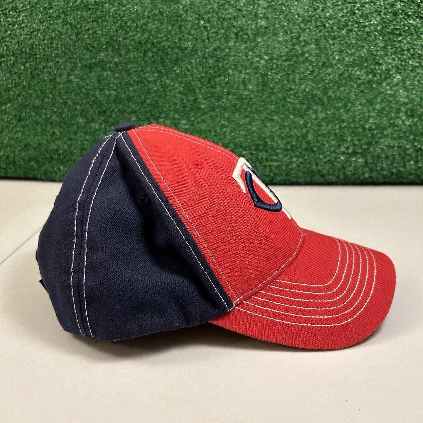 Minnesota Twins Hat Cap Mens Strapback Red Navy TC Logo MLB Baseball '47 Brand