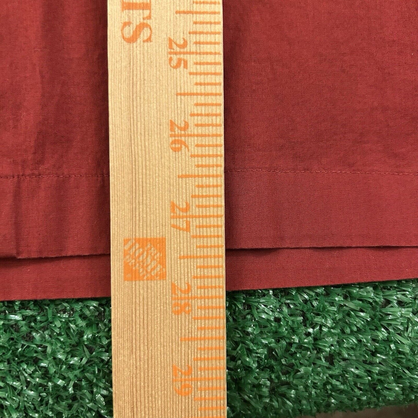 Banana Republic Shirt Mens Large Red Stretch Casual Button Up Short Sleeve