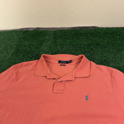 Polo Ralph Lauren Polo Shirt Mens XXL 2XL Coral Short Sleeve Golf Classic Fit