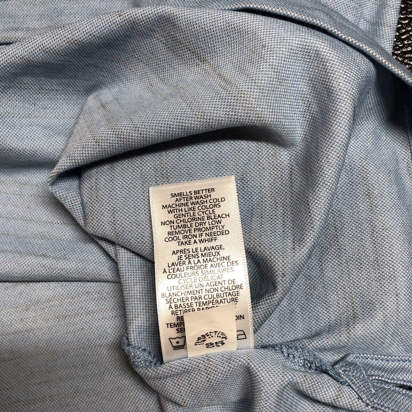 Travis Mathew Shirt Mens XXL 2XL Blue Pocket Golf Athletic Pima Short Sleeve