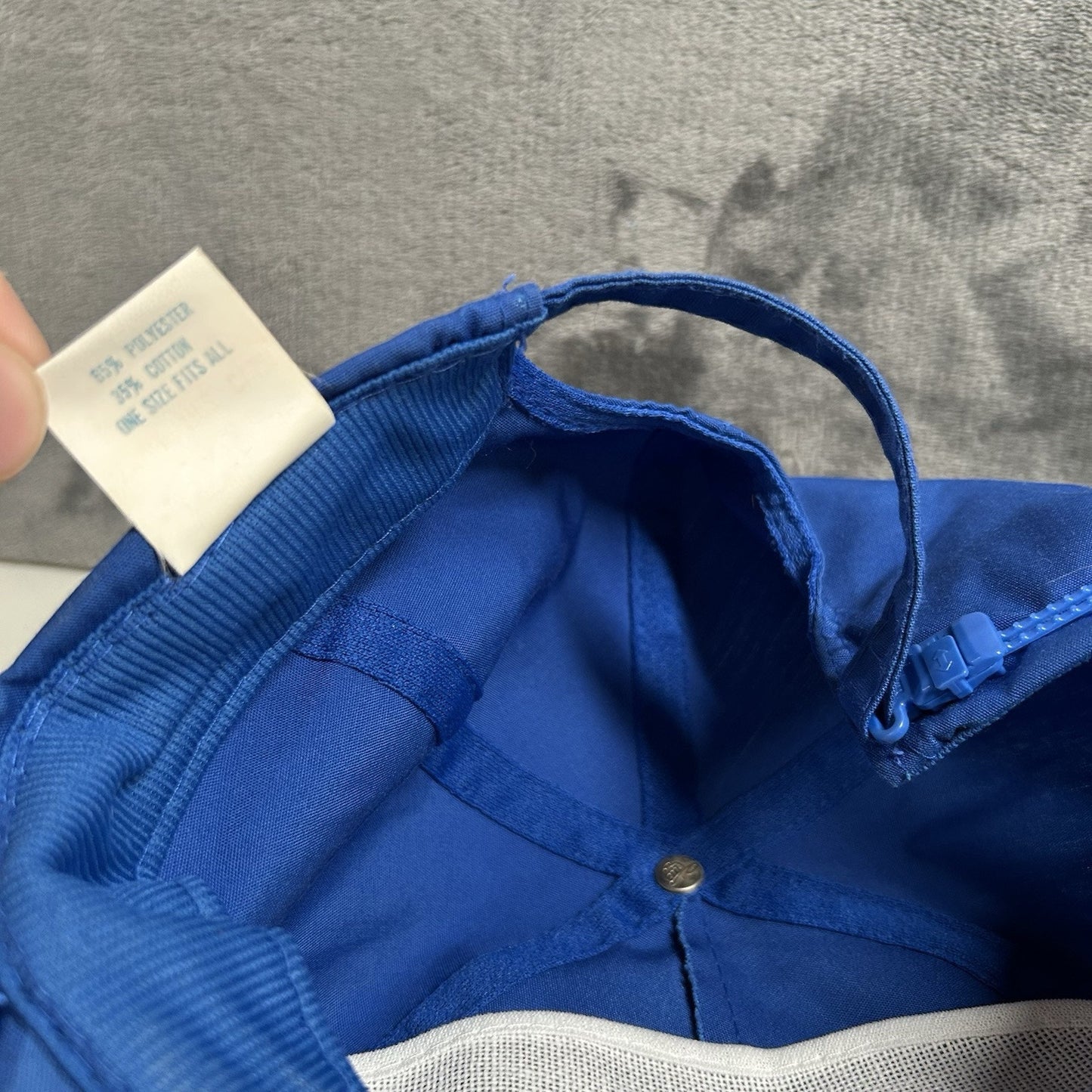 Vintage Glencoe Hat Cap Mens Strap Back Blue Rope Otto Cap Retro Adjustable