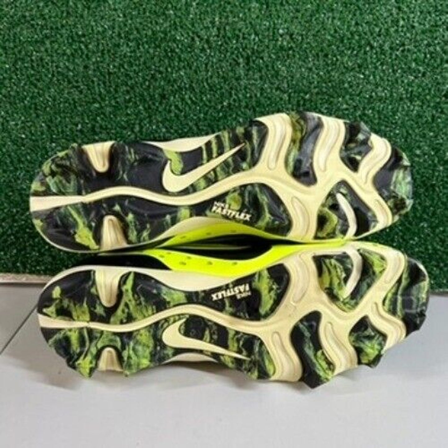 Nike Alpha Huarache 4 Baseball Cleats Keystone 4 Black Lime Mens 11.5 FV6098-001