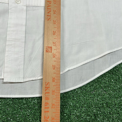 Raffinati Dress Shirt Mens Extra Large White 17-17.5 35/36 Button Up Long Sleeve