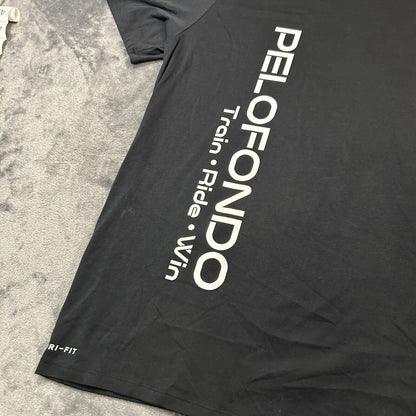 Nike Shirt Mens XXL 2XL Black Short Sleeve Athletic T-Shirt Running Training