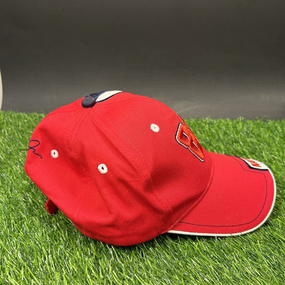 Dale Earnhardt Jr 88 Trucker Hat Cap Red White Blue National Guard Adjustable