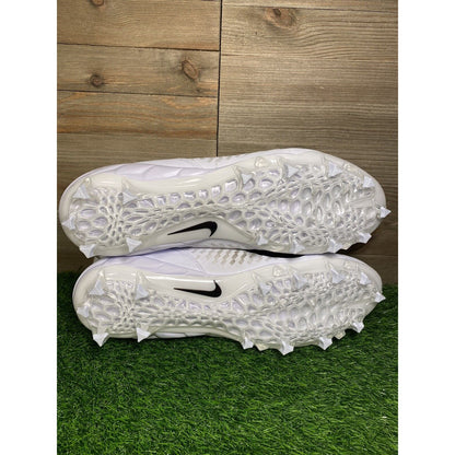 Nike Alpha Menace Pro 2 Mens Size 16 Low White Football Cleats CV6477-100 NEW