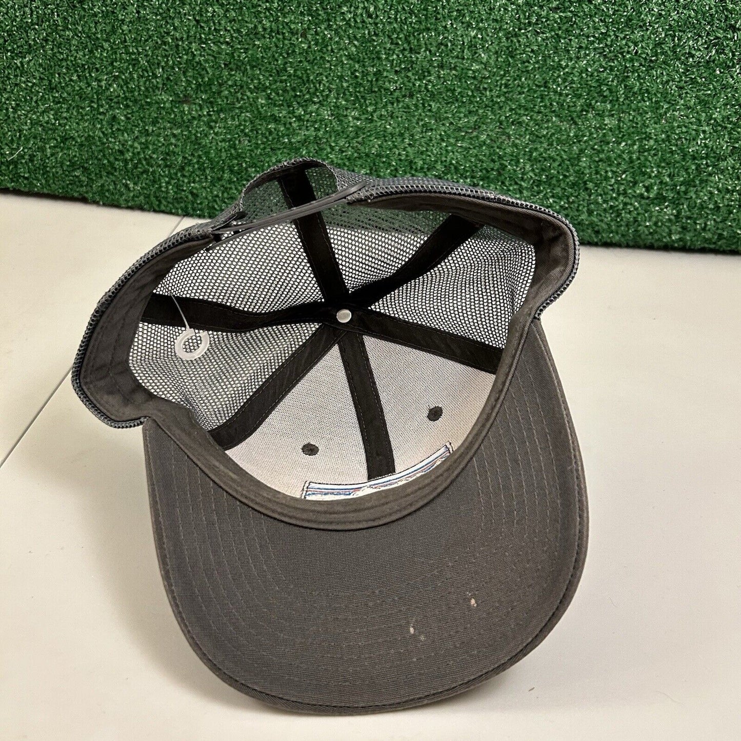 Patagonia Trucker Hat Cap Mens Snapback Gray Outdoor Meshback Adjustable Canvas