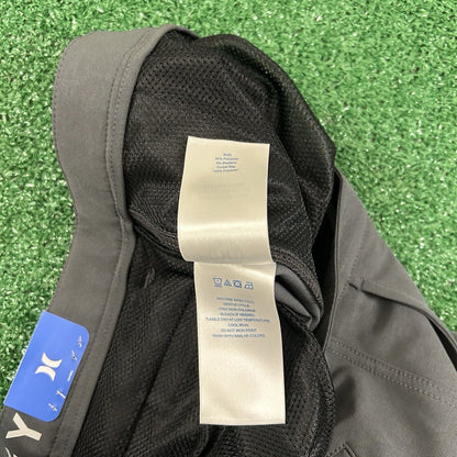 Hurley Chino Shorts Mens 30" Gray Flat Front Hybrid Heathered Stretch Casual New