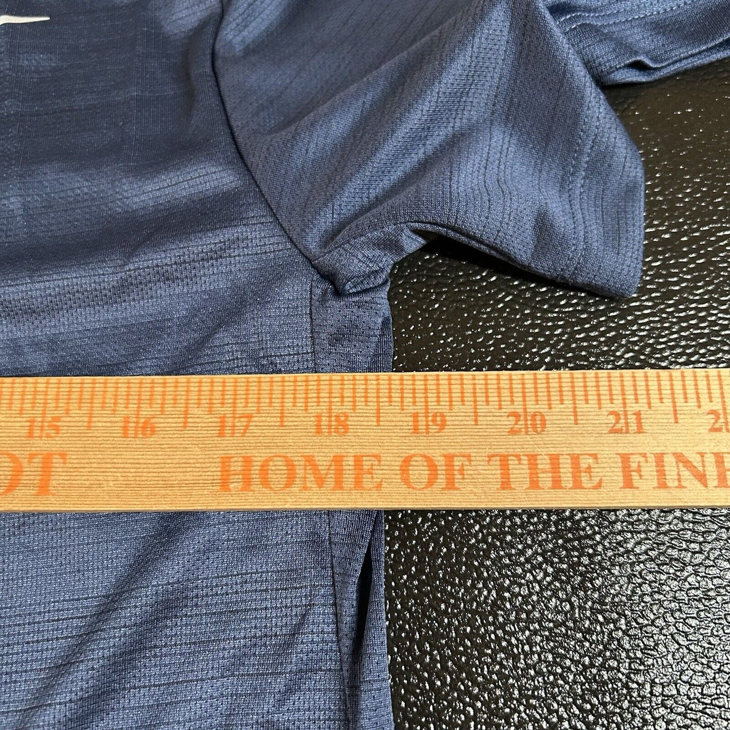 Nike Running Shirt Mens Small Navy Dri-Fit Mesh Lightweight Short Sleeve New