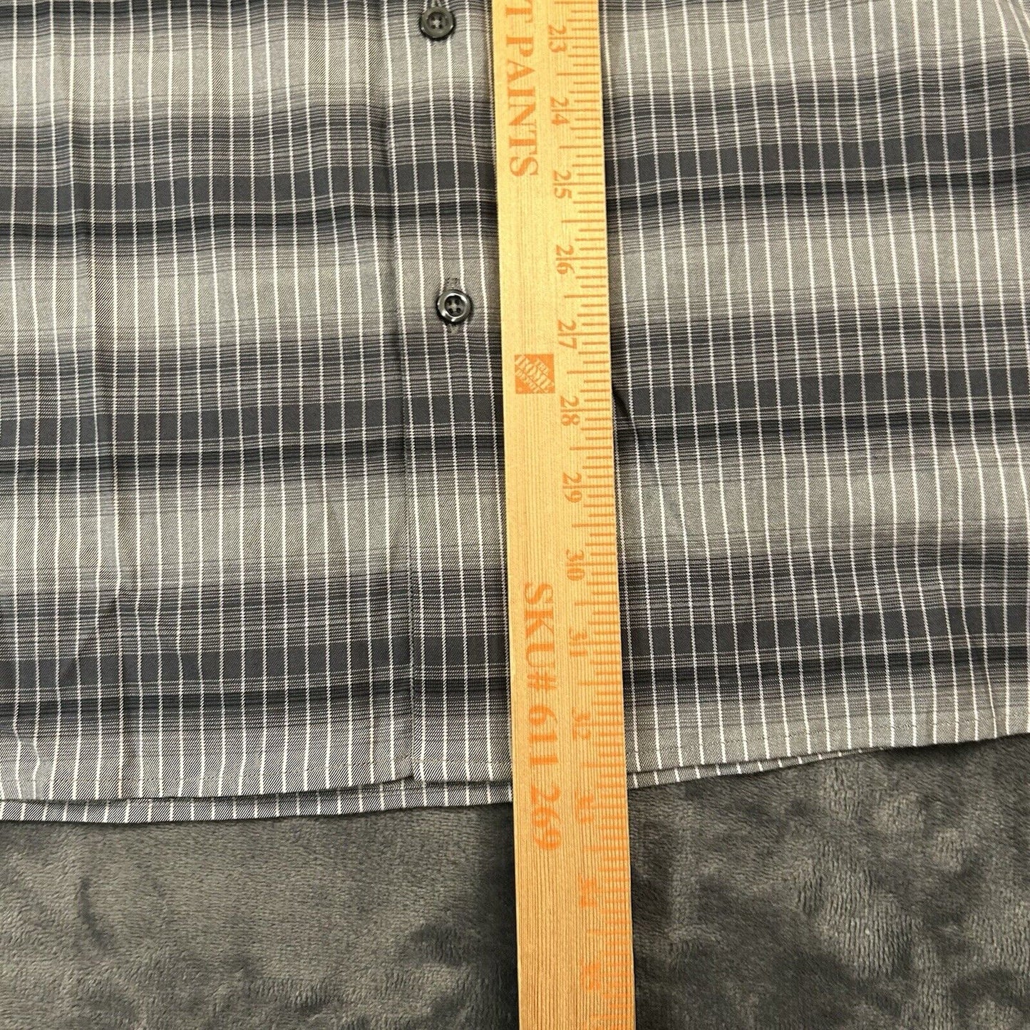 Tommy Bahama Shirt Mens XLT Gray Black Lazlo Ombre Stripe Button Up LS NEW $168