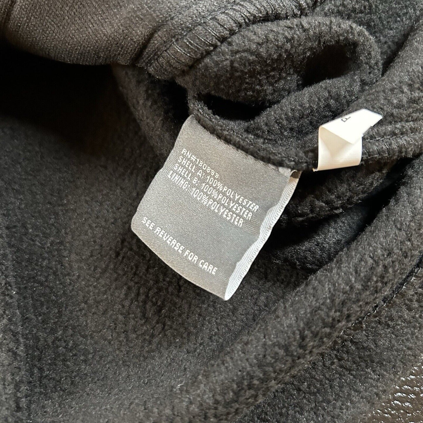 New Balance Fleece Jacket Mens Small Black Full Zip Comfort Outdoor Pockets NEW